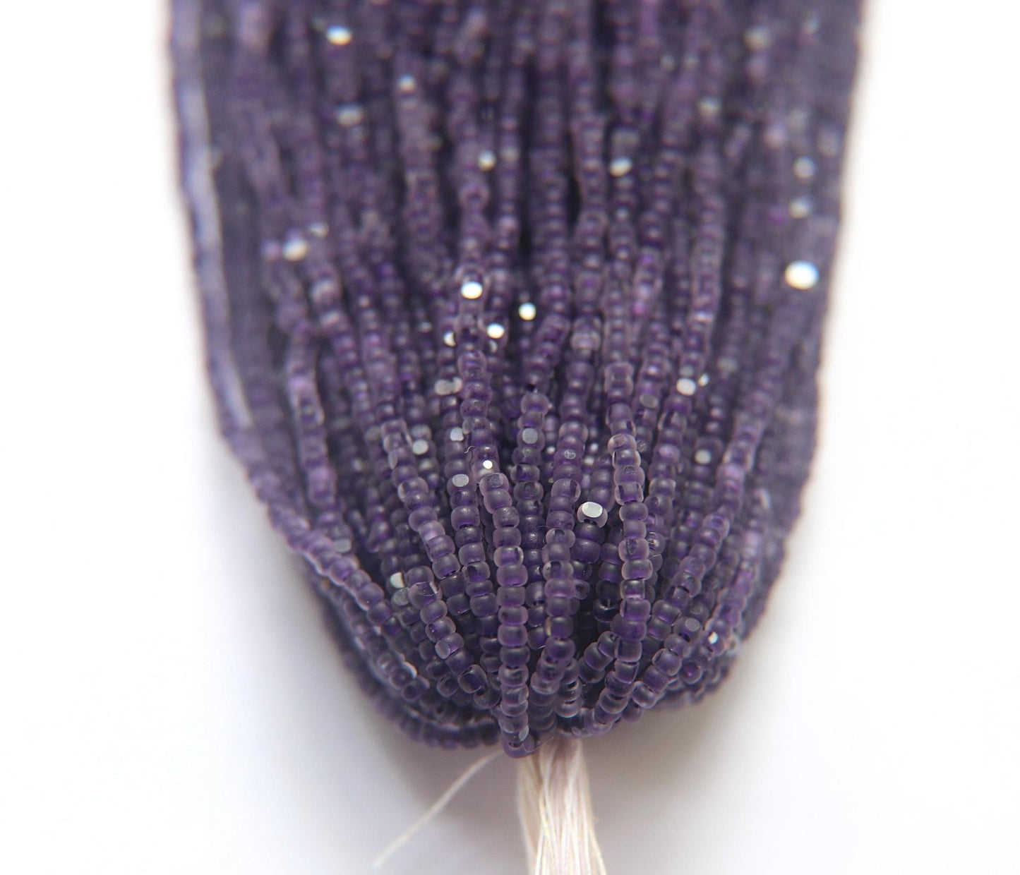 Crystal Matte Purple Velvet Lined - Sheen 2 Cut Charlotte Cut Beads (11/0)