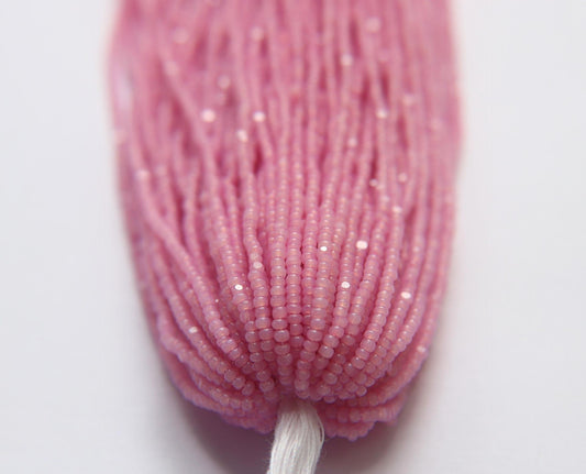 French Rose Opal - Sheen 2 Cut Charlotte Cut Beads (11/0)