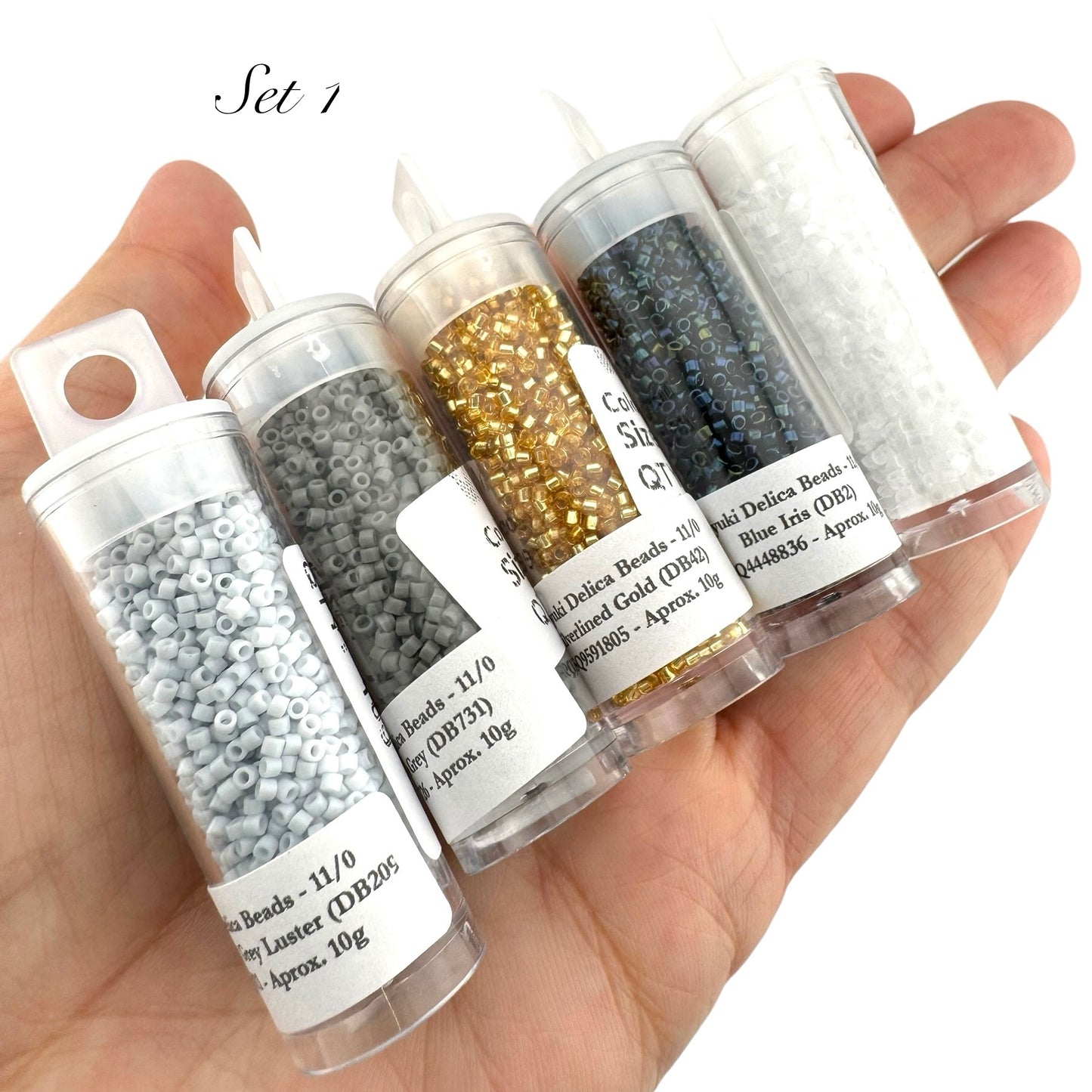 50g!! Miyuki Delica Style Bead Set (SELL OFF) - Set 1