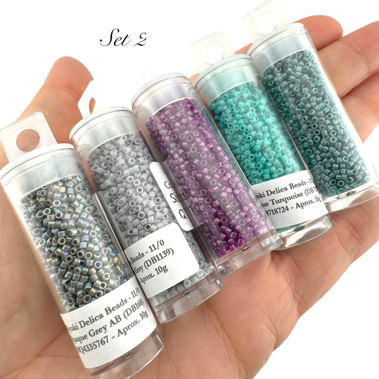 50g!! Miyuki Delica Style Bead Set (SELL OFF) - Set 2