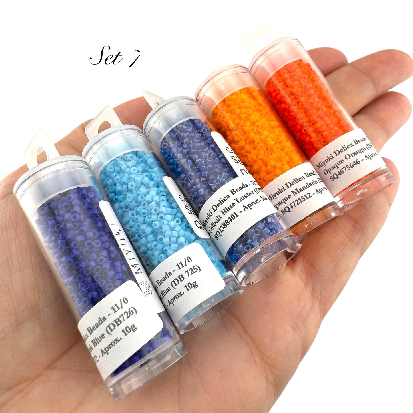 50g!! Miyuki Delica Style Bead Set (SELL OFF) - Set 7