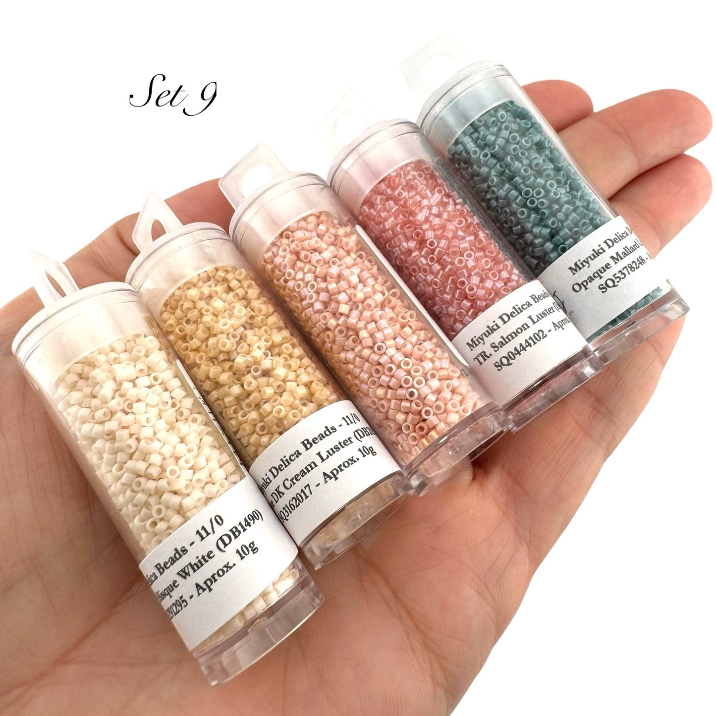 50g!! Miyuki Delica Style Bead Set (SELL OFF) - Set 9