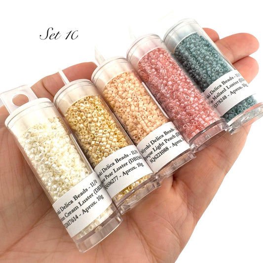 50g!! Miyuki Delica Style Bead Set (SELL OFF) - Set 10