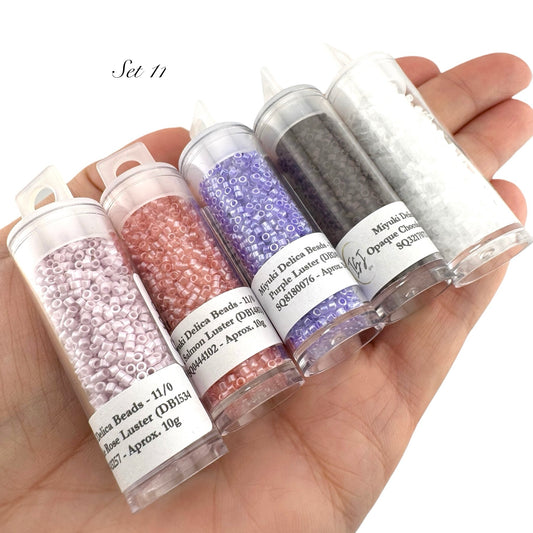 50g!! Miyuki Delica Style Bead Set (SELL OFF) - Set 11