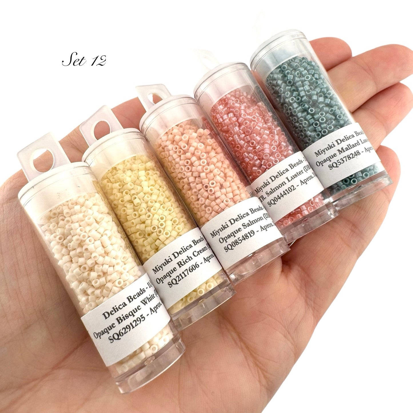 50g!! Miyuki Delica Style Bead Set (SELL OFF) - Set 12