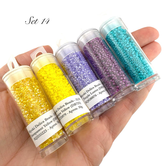 50g!! Miyuki Delica Style Bead Set (SELL OFF) - Set 14