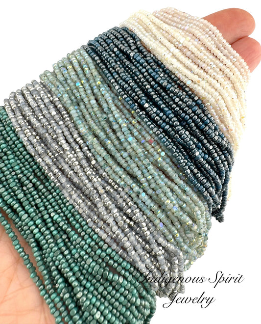 Blue Ember Ice Sheen Bead Charlotte Bead Set (50 grams)