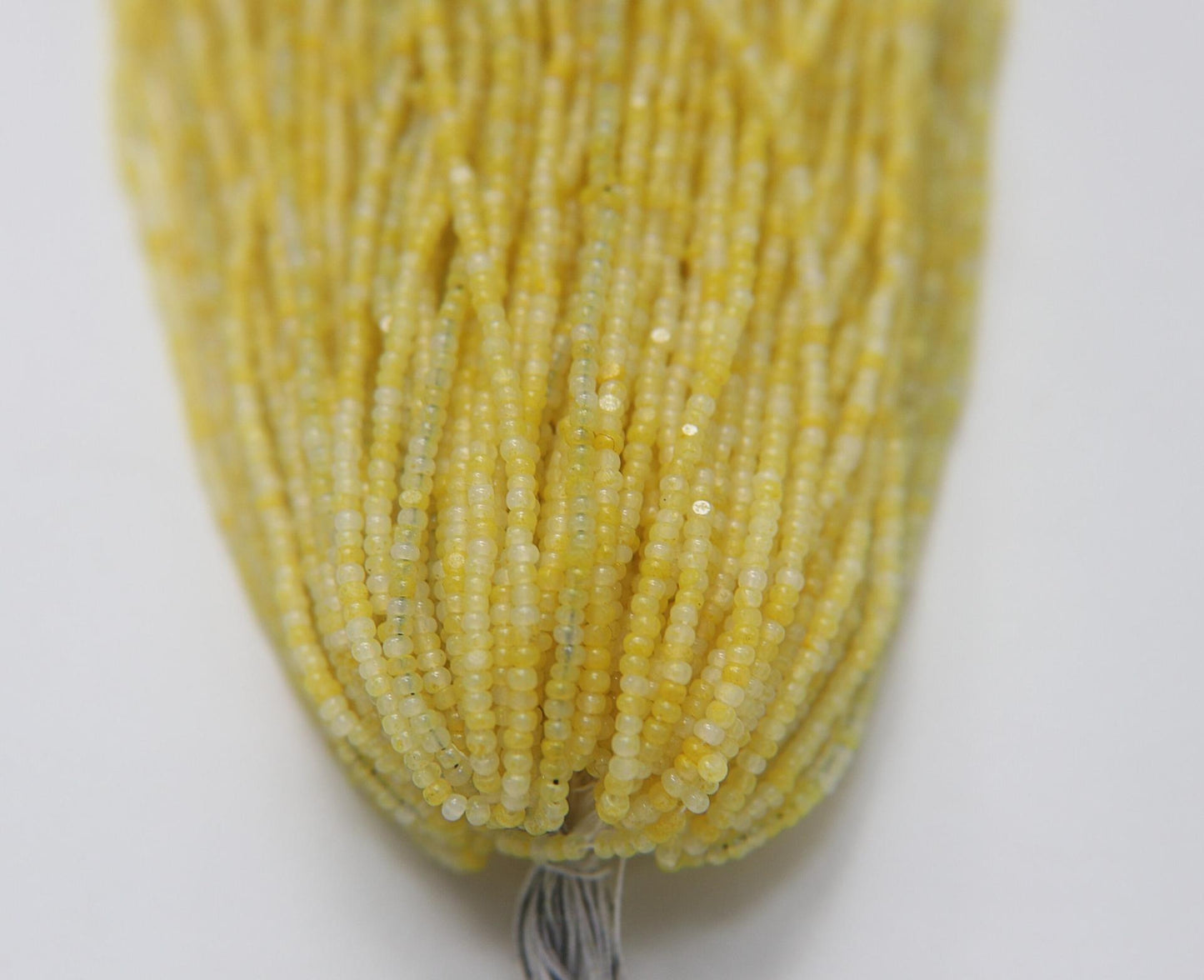 Yellow Opal Mosaic - Sheen 2 Cut Charlotte Cut Beads (11/0)
