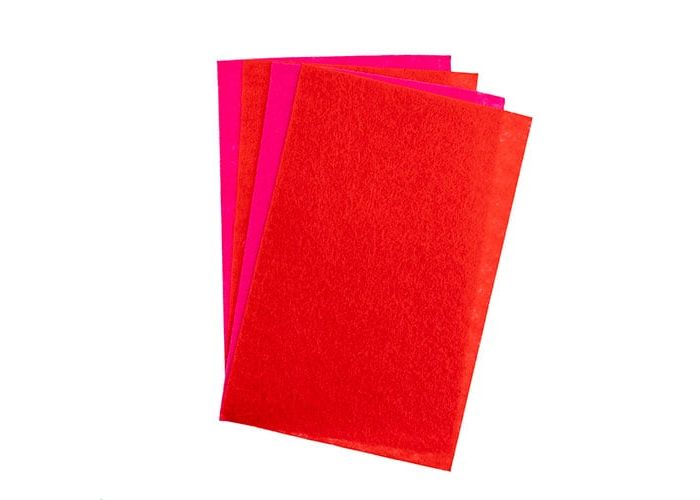 4 Pack - John Bead Stiff Beading Felt (Different colours available)