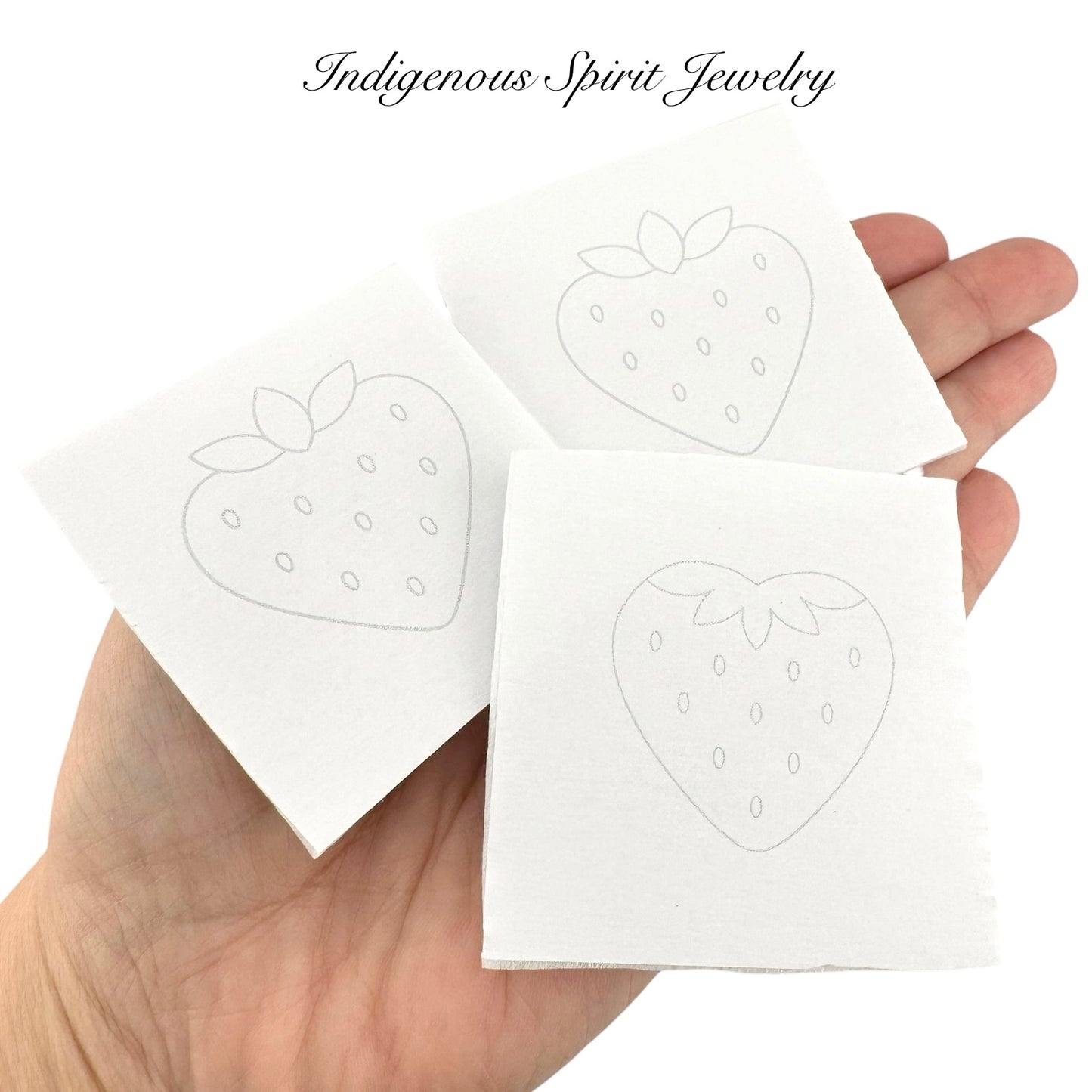 Strawberry Beading Kit (Earrings & Pin)