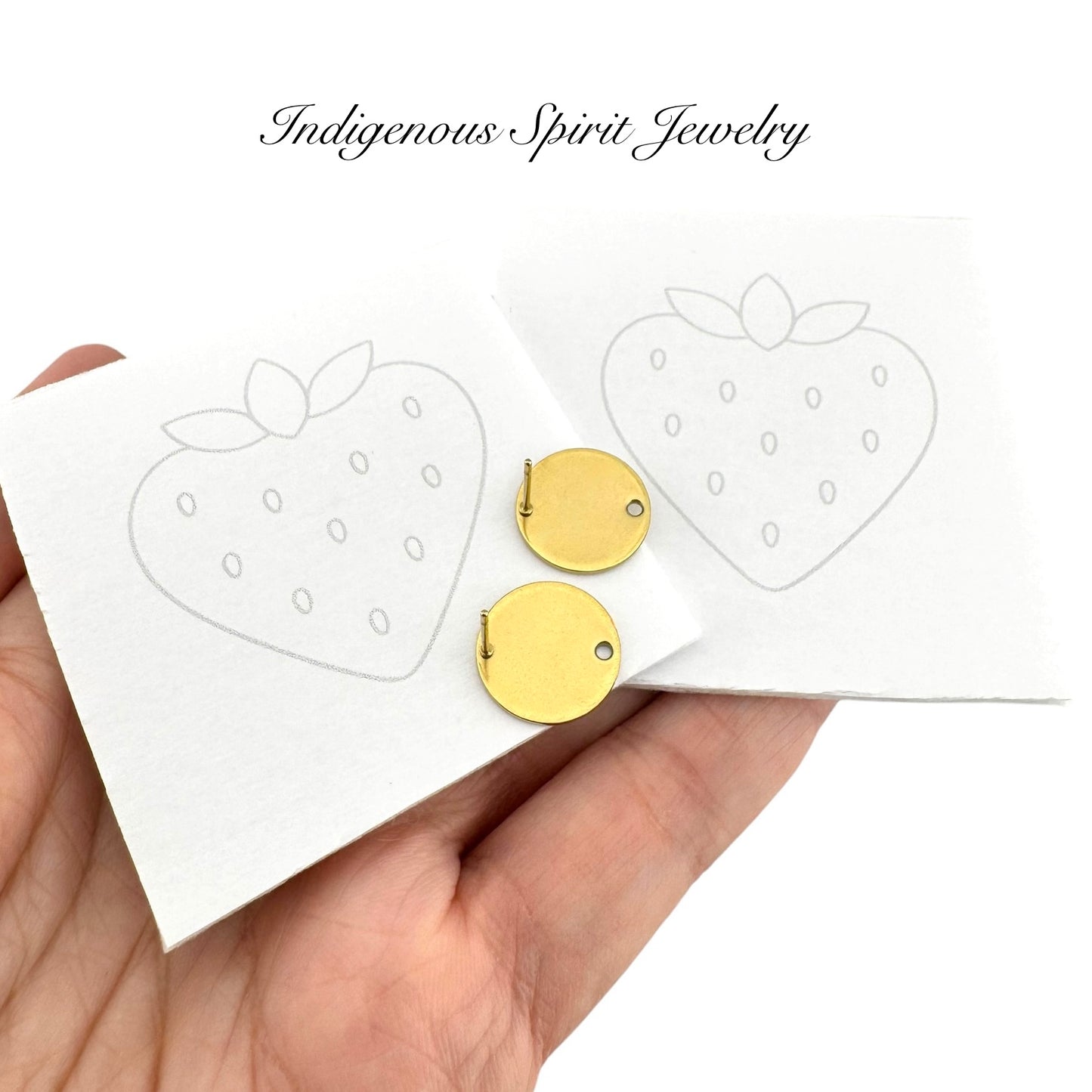 Strawberry Beading Kit (Earrings & Pin)