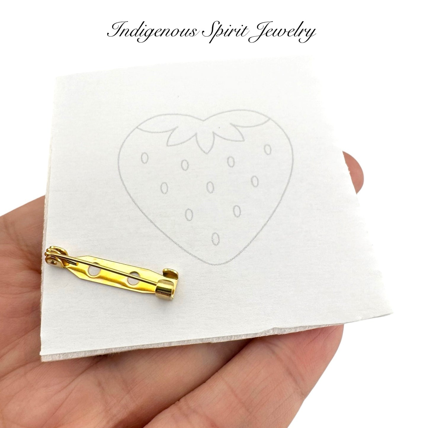 Strawberry Beading Kit (Earrings & Pin)