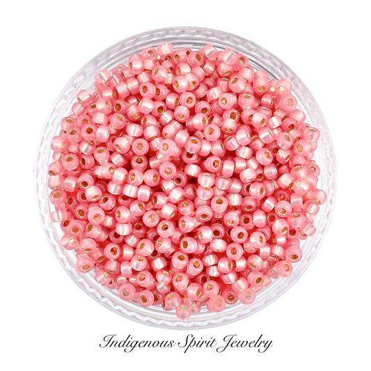 DURACOAT Silver Lined Dyed Pink 11/0 - Miyuki Round