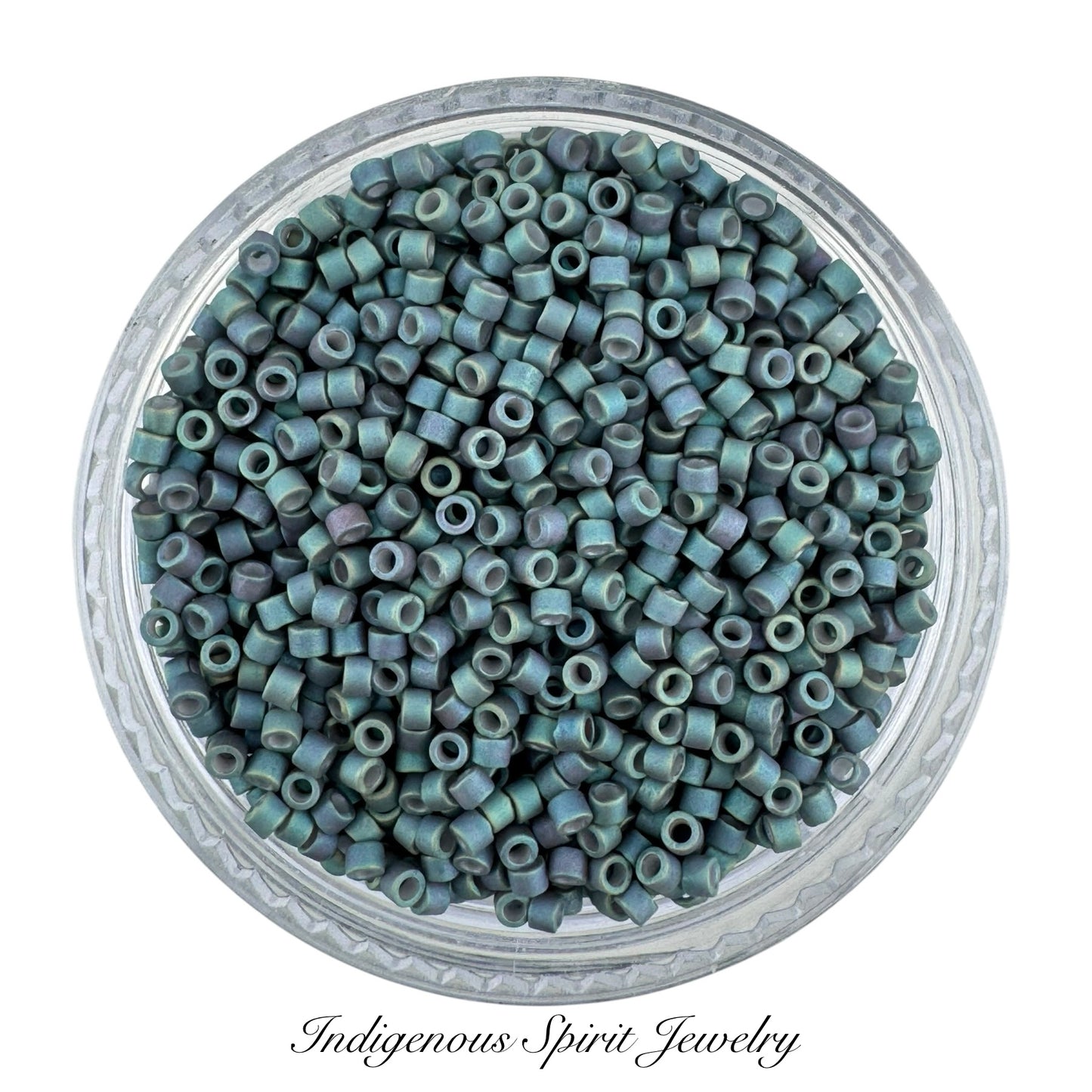 11/0 Matte Metallic Blue Slate AB (DB1063) - Miyuki Delica 7.2G!!!