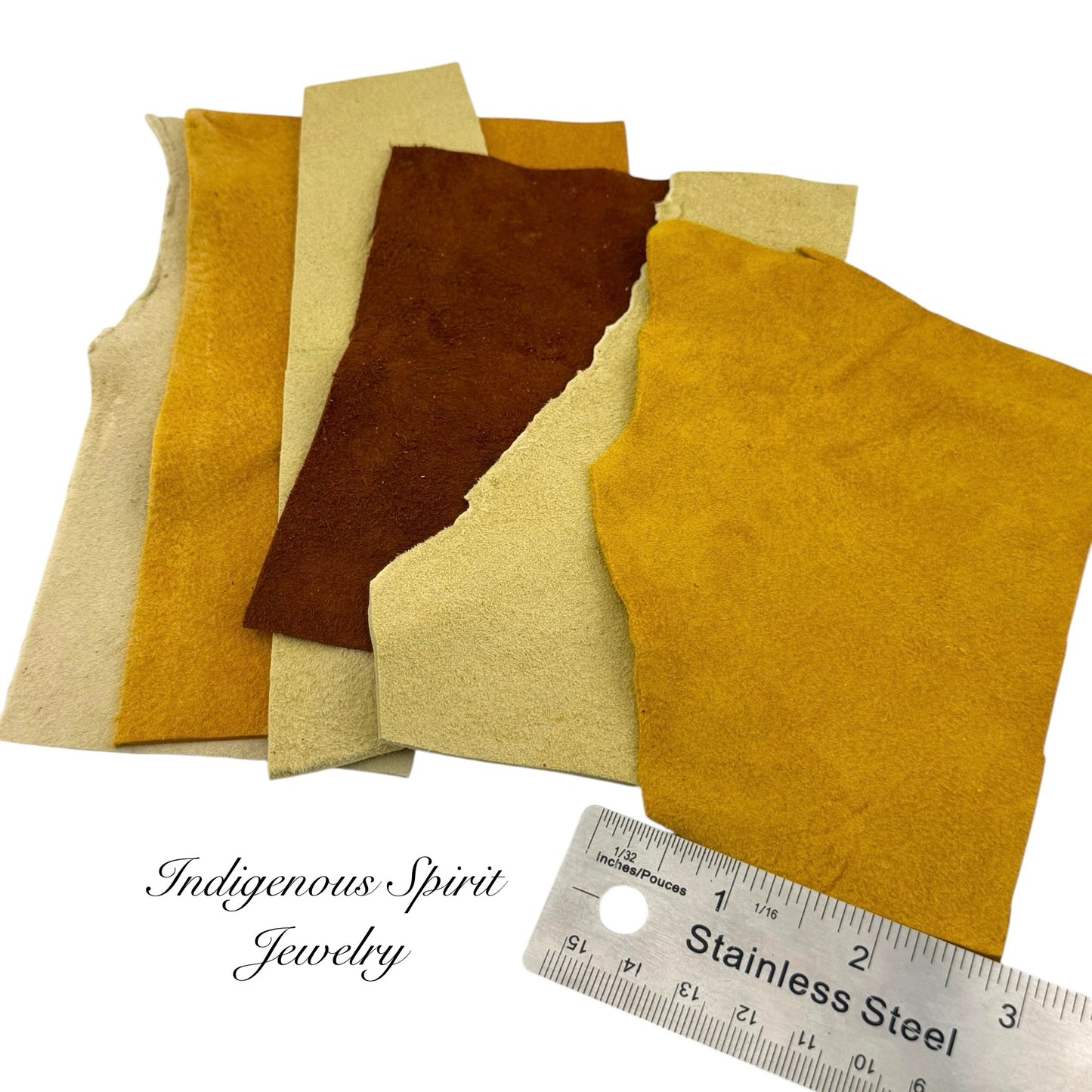 Deer Hide Scrap Bags