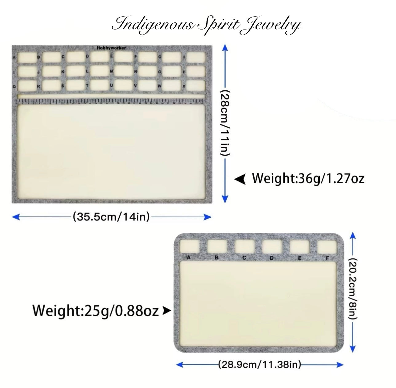 Hobbyworker - Soft Bead Sorting Mats (Sold Individually)