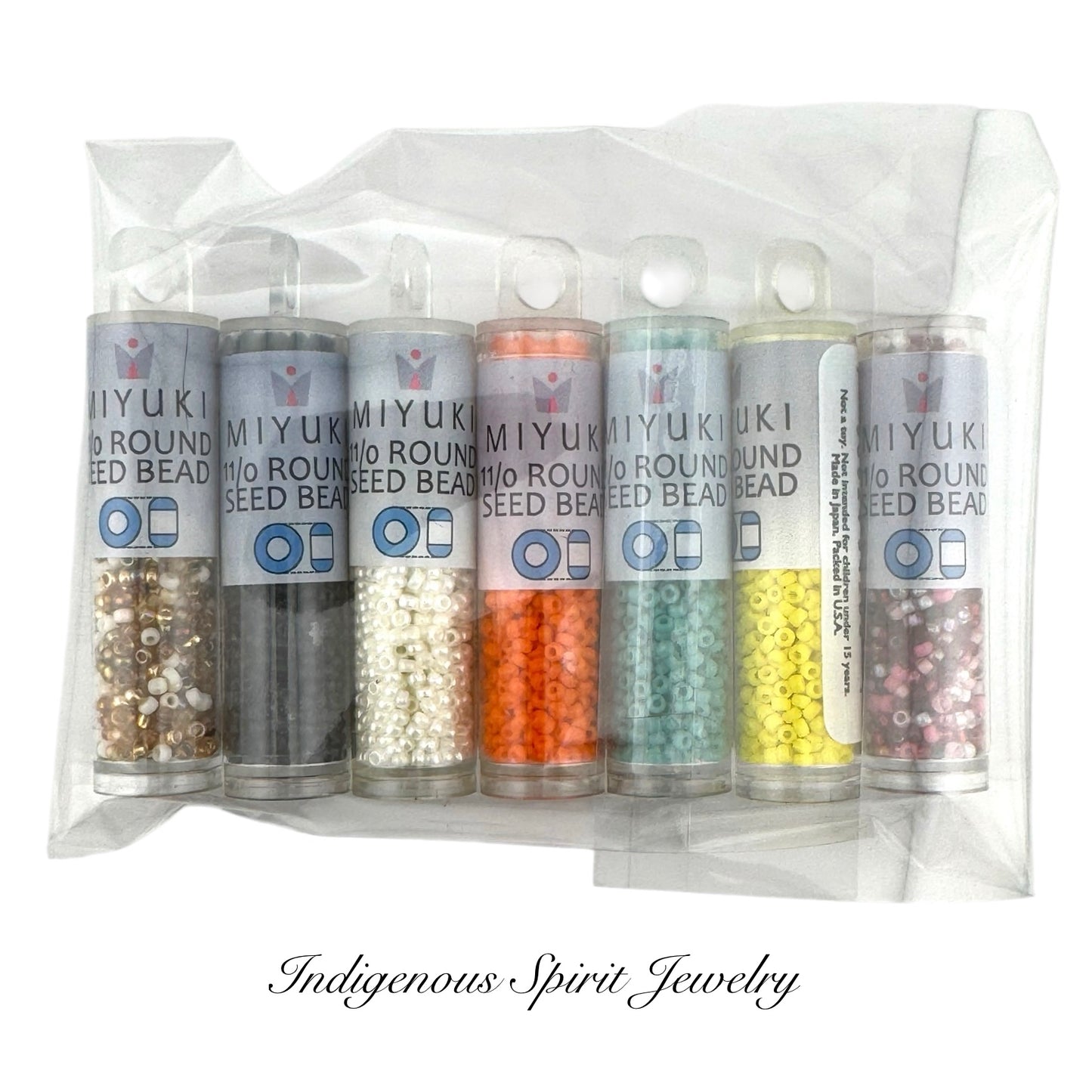 Miyuki 11/0 Seed Bead Essentials Set – 7 Colours
