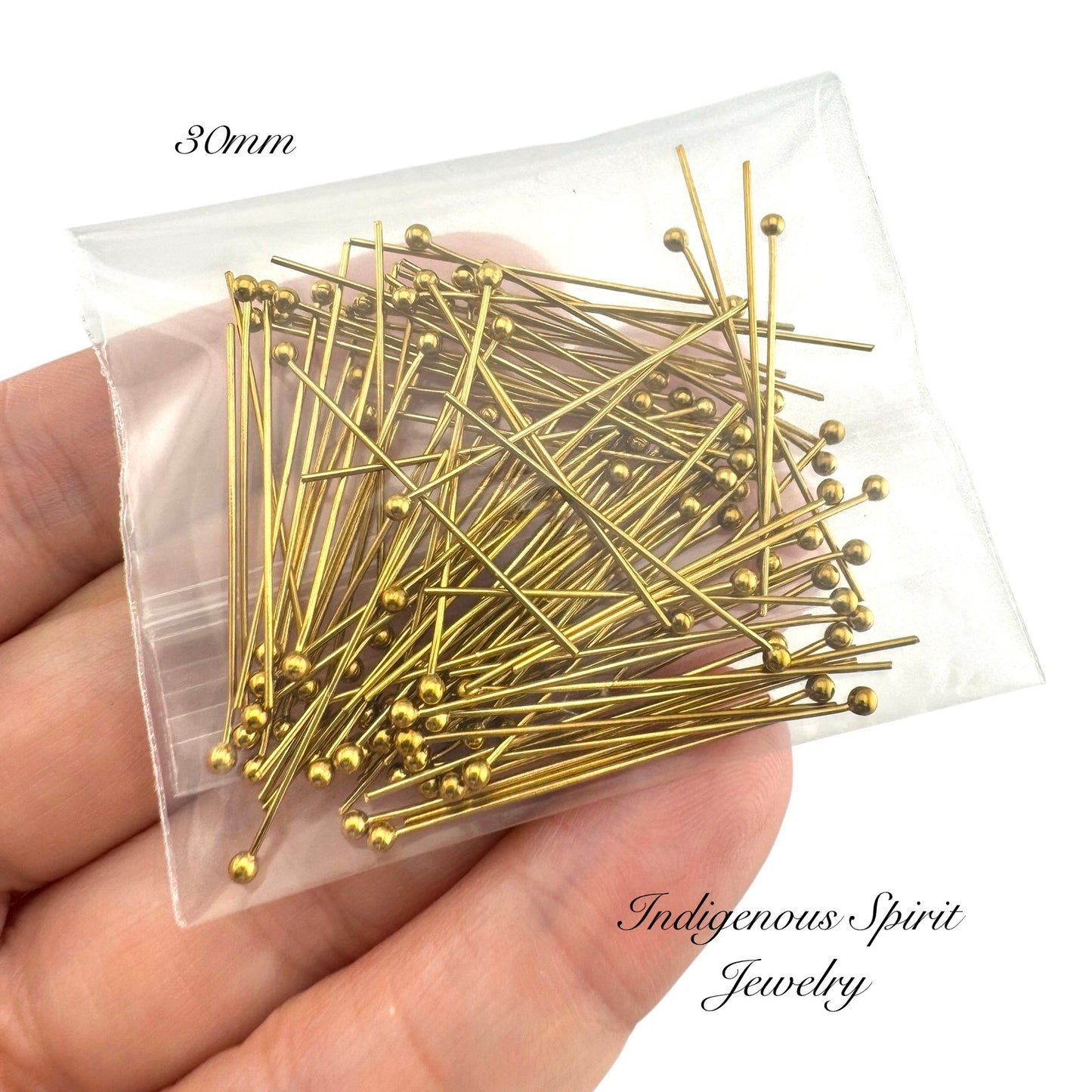 Stainless Steel Ball Pins – 2 Sizes (100 Piece Pack)