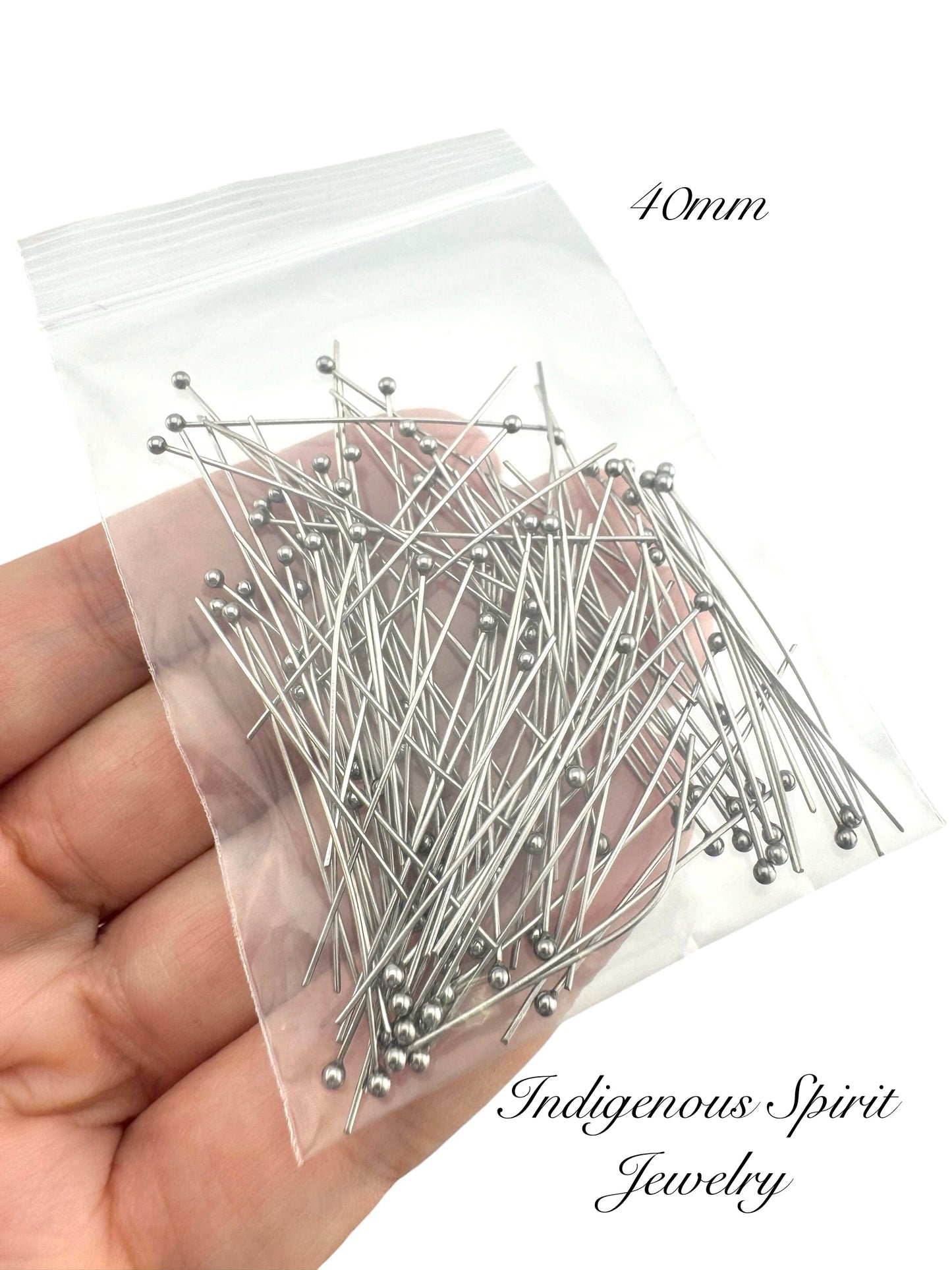 Stainless Steel Ball Pins – 2 Sizes (100 Piece Pack)