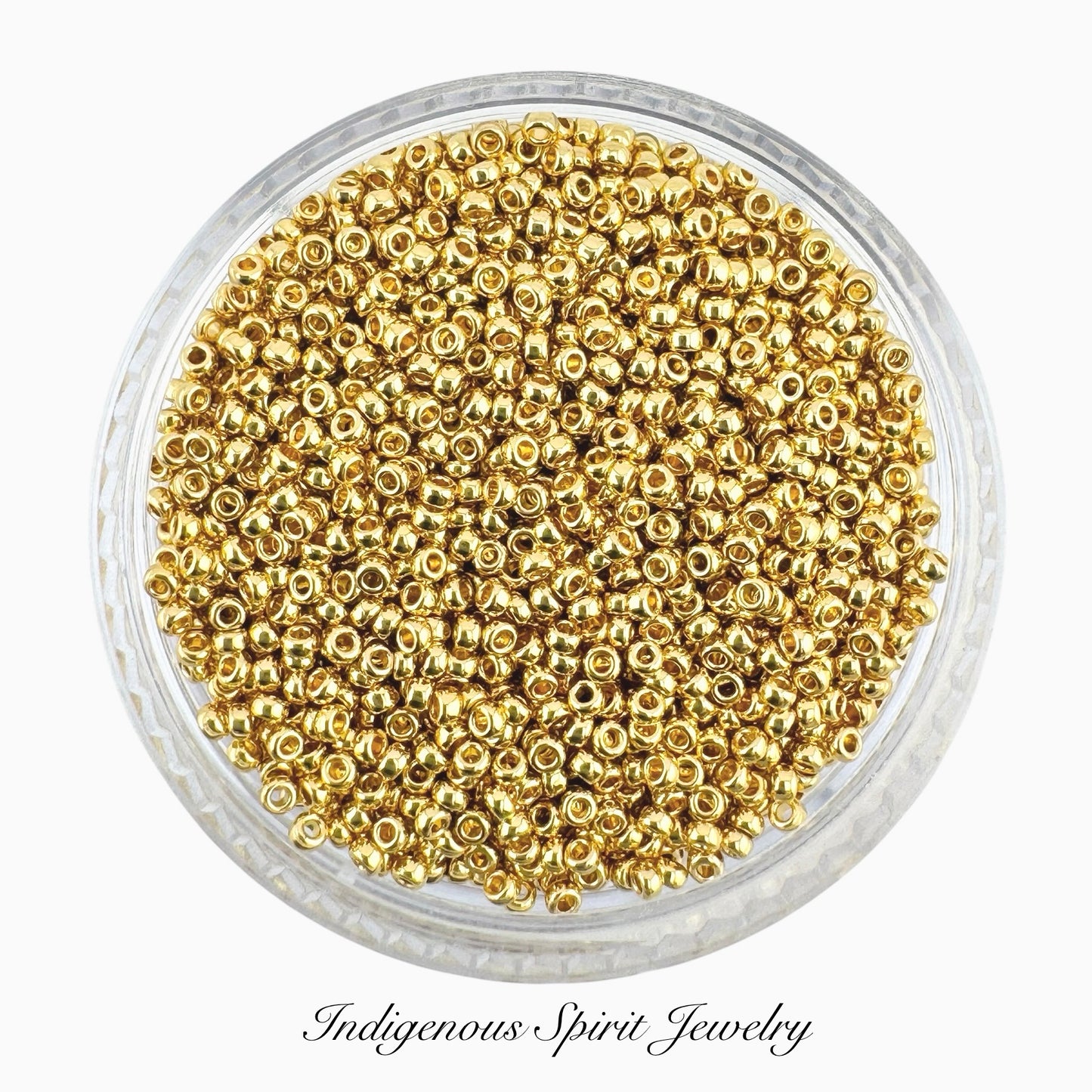 24k Light Gold Plated 15/0 - Miyuki Round 8.2G!!!!