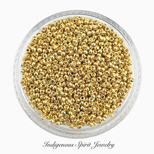 24k Light Gold Plated 15/0 - Miyuki Round 8.2G!!!!