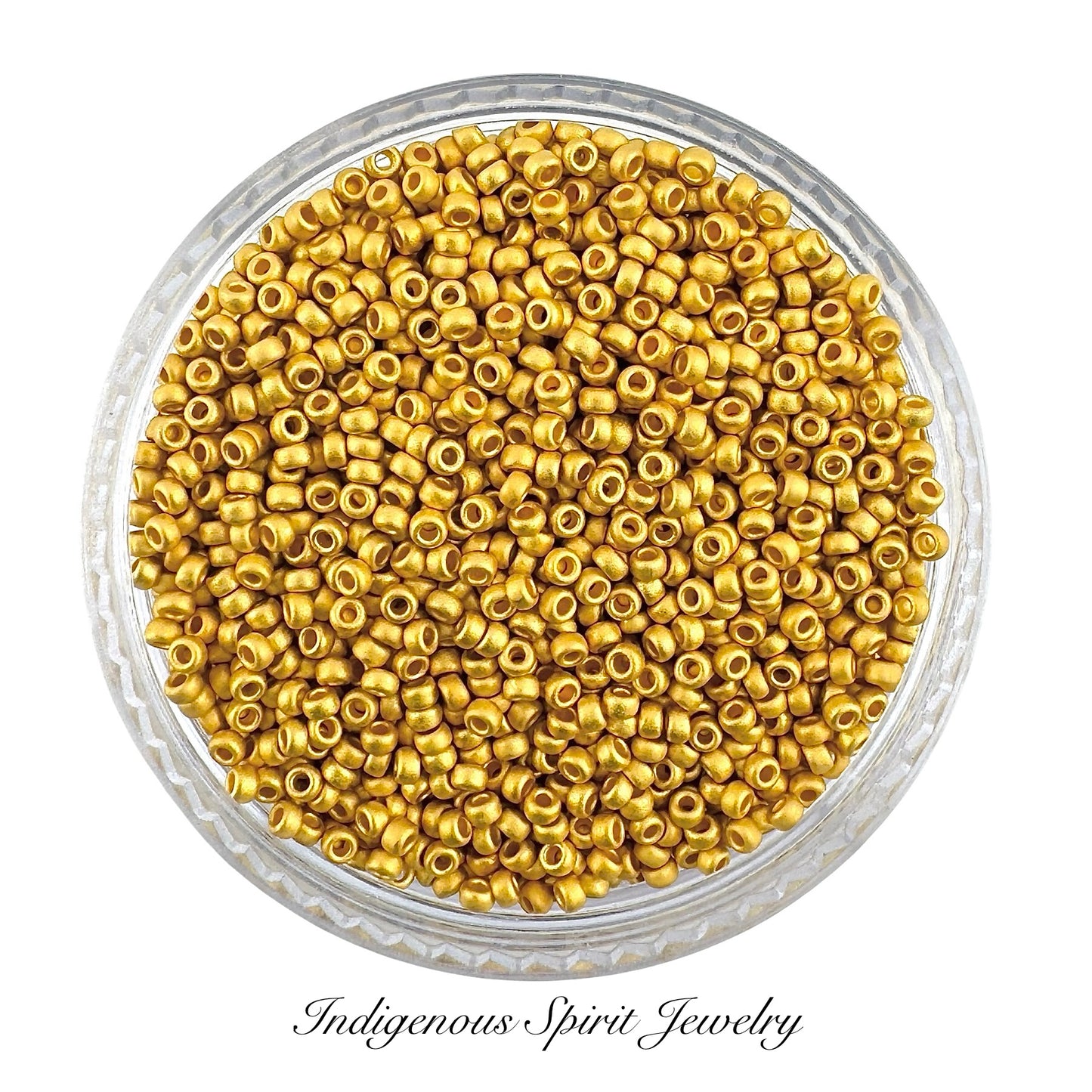 24k Matte Gold Plated 15/0 - Miyuki Round 8.2G!!!!