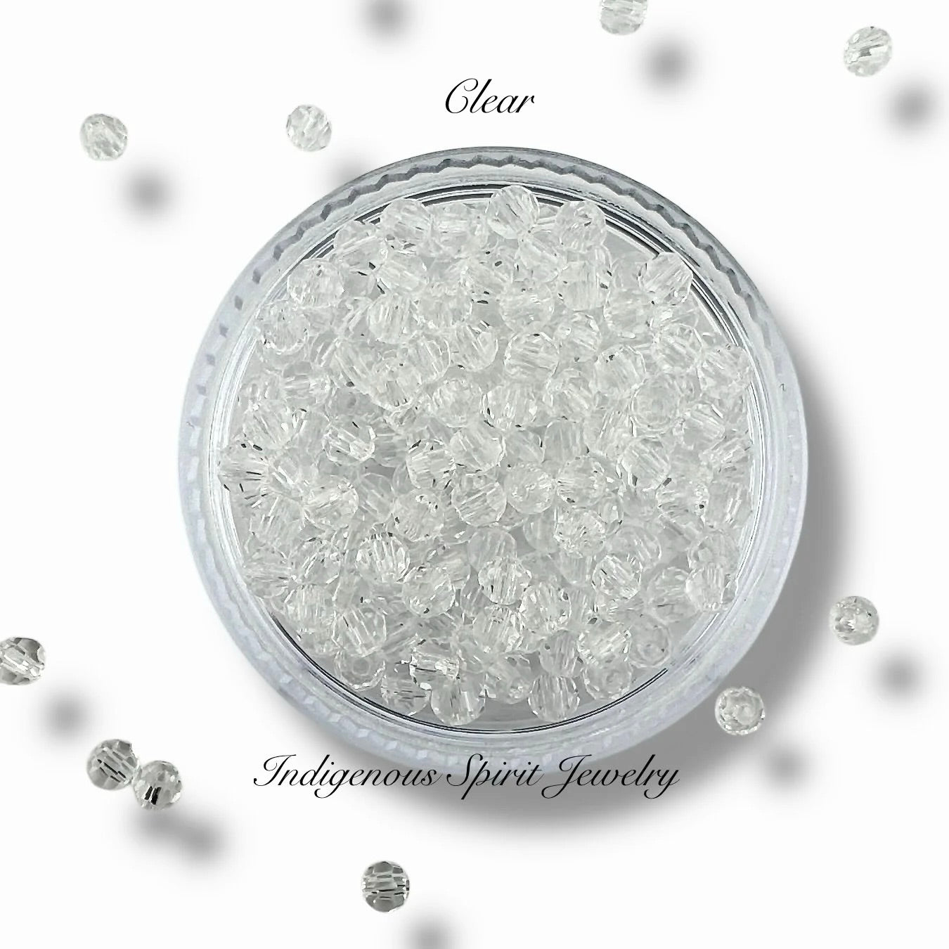 3mm Glass Faceted Rondelle Beads