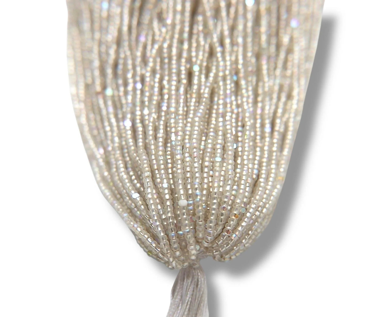 Patina Matte Crystal AB 2-Cut, Charlotte Cut Beads