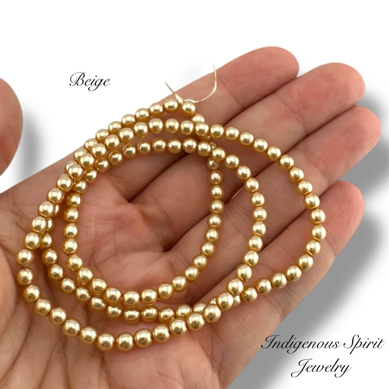 Preciosa Ornela 4mm Glass Pearl Bead Collection