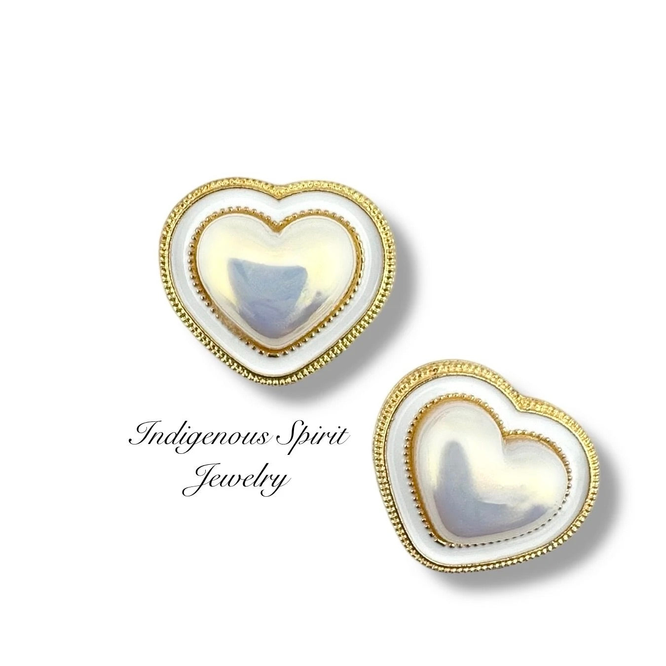 21mm Iridescent Imitation Pearl Cabochons