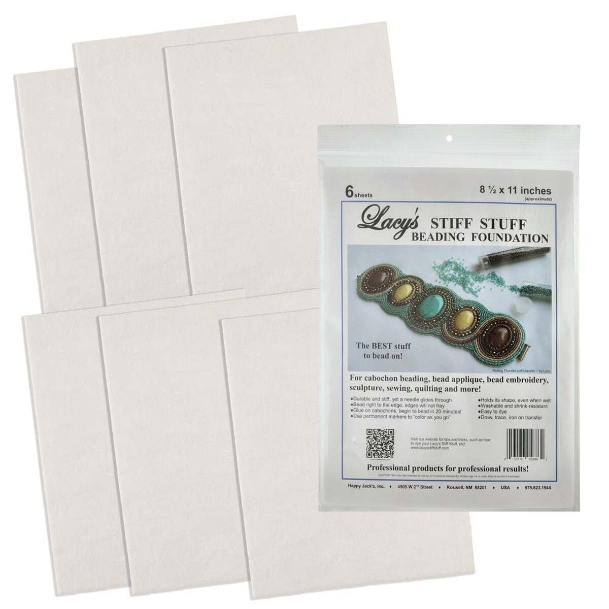 6 PACK Lacy's Stiff Stuff - 8.5" X 11"