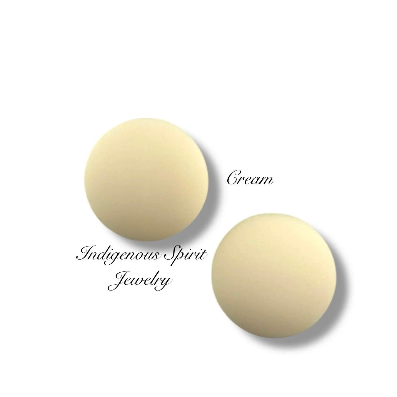 18mm Matte Circle Cabochons