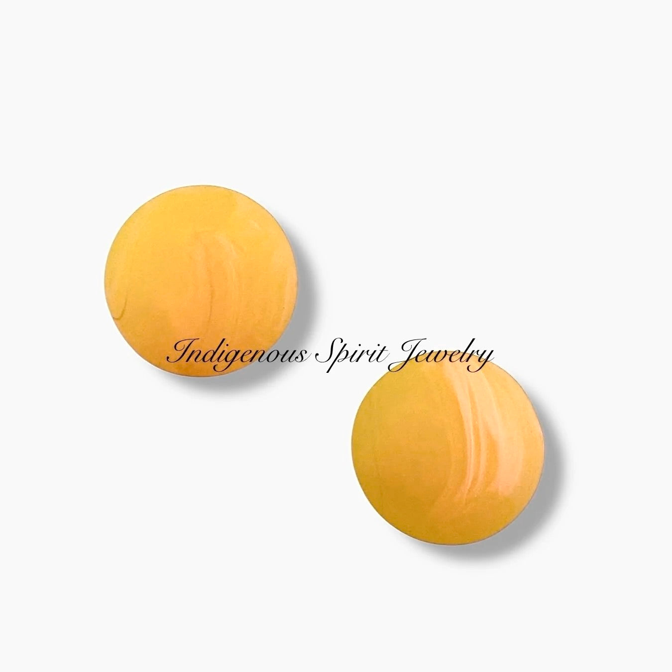 Swirl Design Circle Matte Cabochons (18 mm)