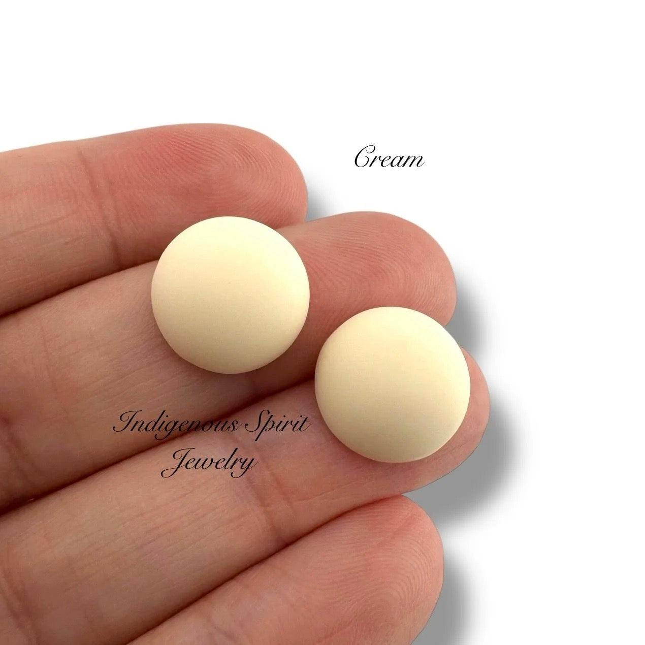 14mm Circle Matte Cabochons
