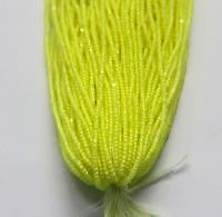 Matte Neon Yellow Charlotte Cut Beads (11/0)