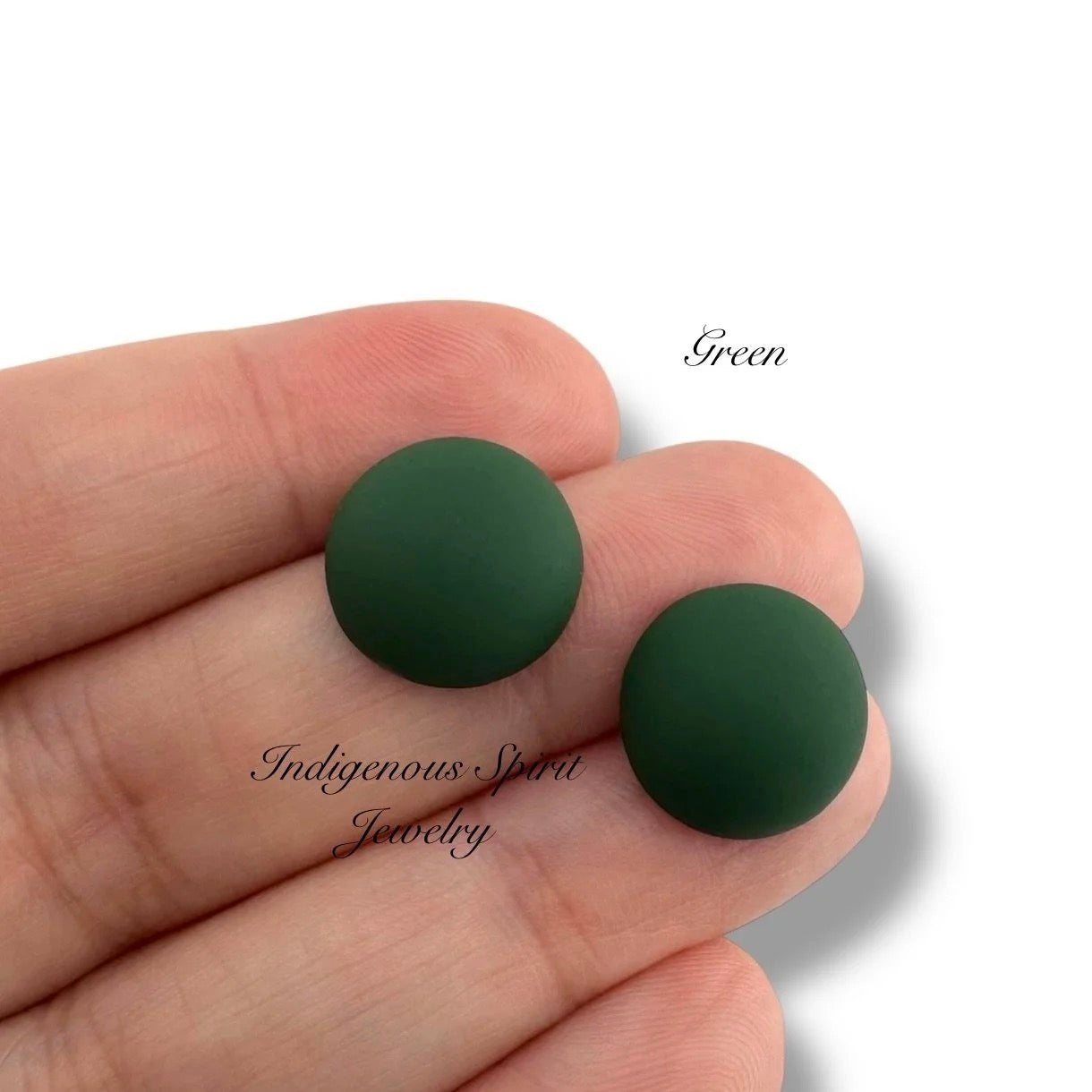 14mm Circle Matte Cabochons