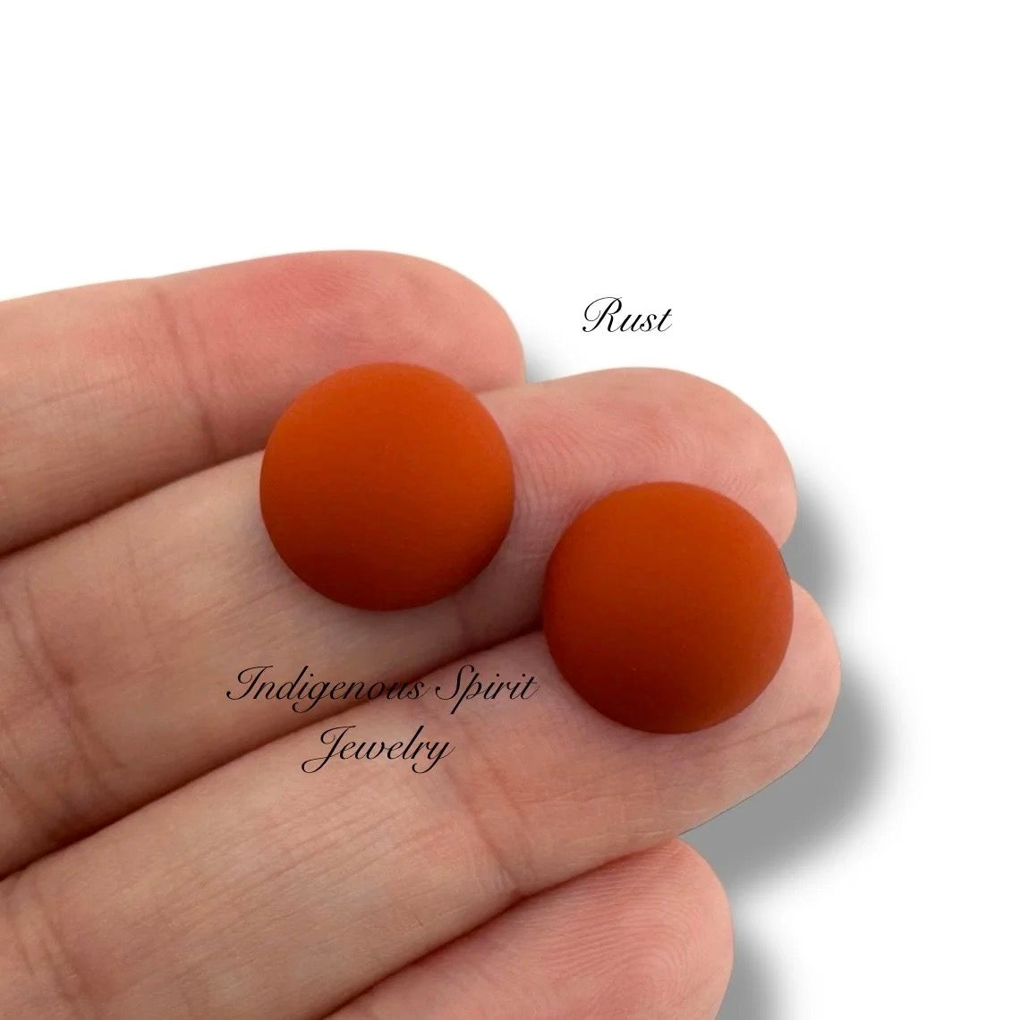 14mm Circle Matte Cabochons