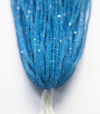 Matte Neon Electric Blue Charlotte Cut Beads (11/0)