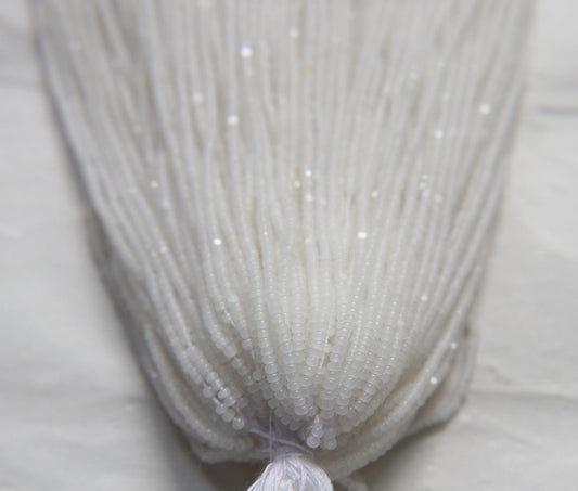 White Opal Charlotte Cut Beads 13/0