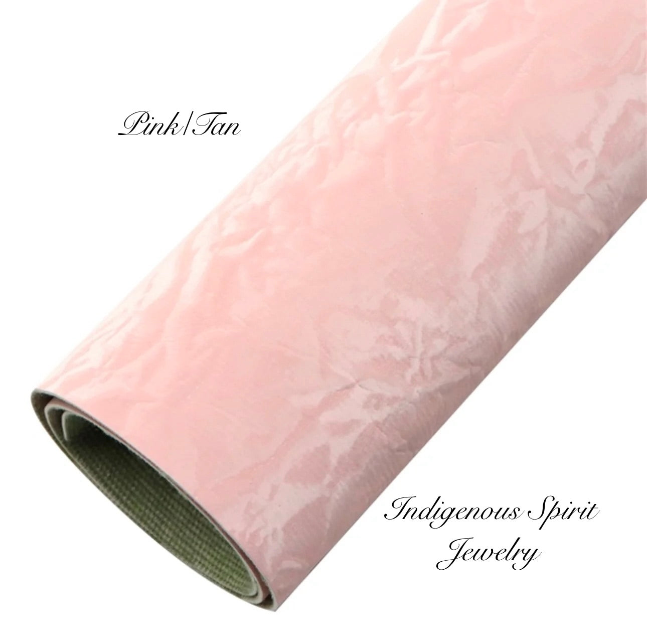 Crushed Velvet Look Faux Leather Backing (6 Colours)