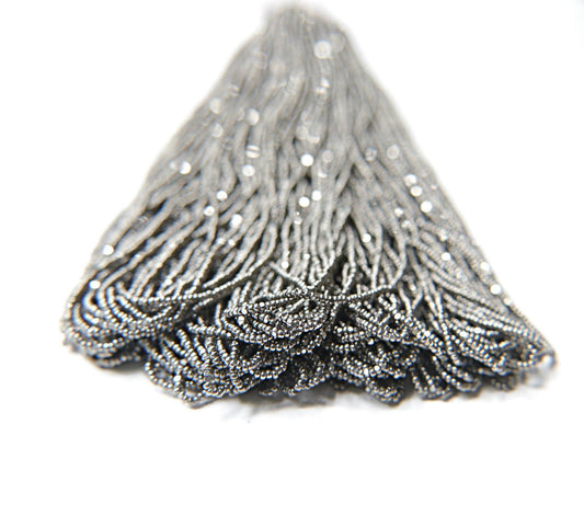 Gunmetal Charlotte Cut Beads 13/0