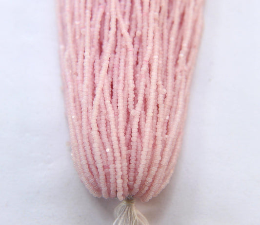 Rose Water Opal Charlotte Cut Beads 13/0