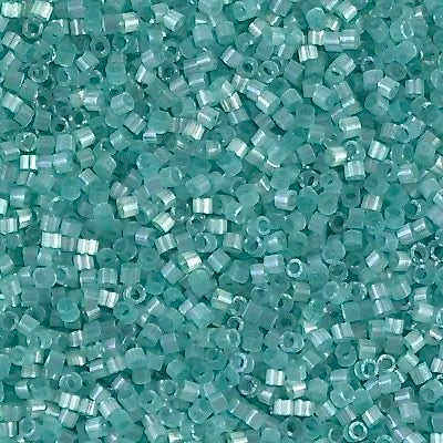 Dyed Light Aqua Green Silk Satin (DB1812)