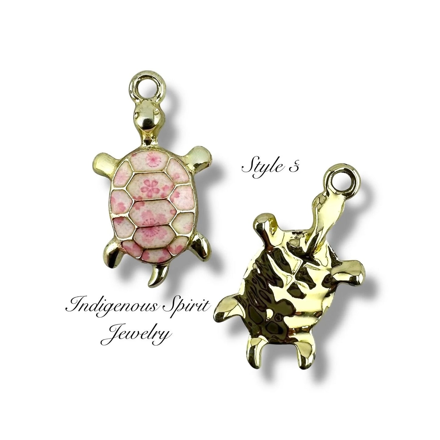 Cute Enamel Turtle Charms