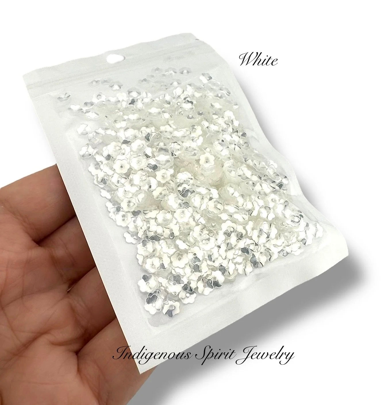 5mm Flower Cut Sequins - 8 Plain Colours