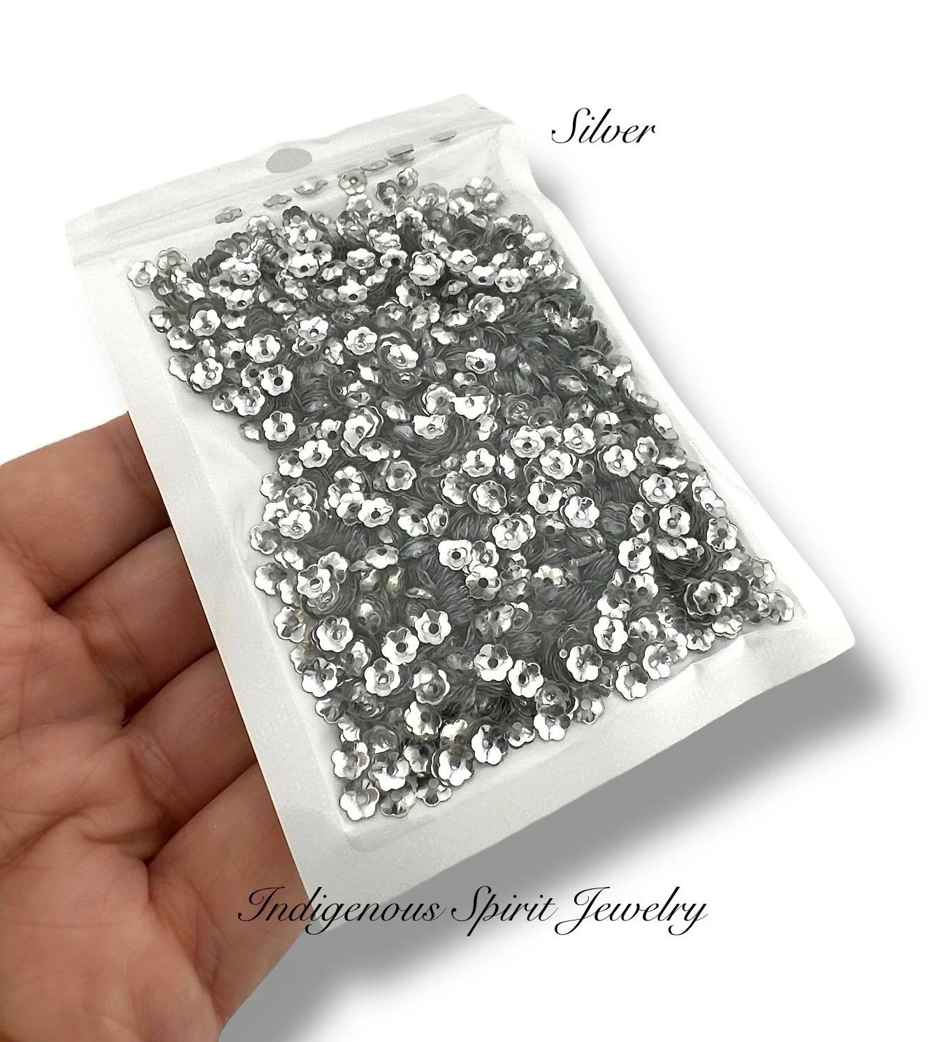 5mm Flower Cut Sequins - 8 Plain Colours