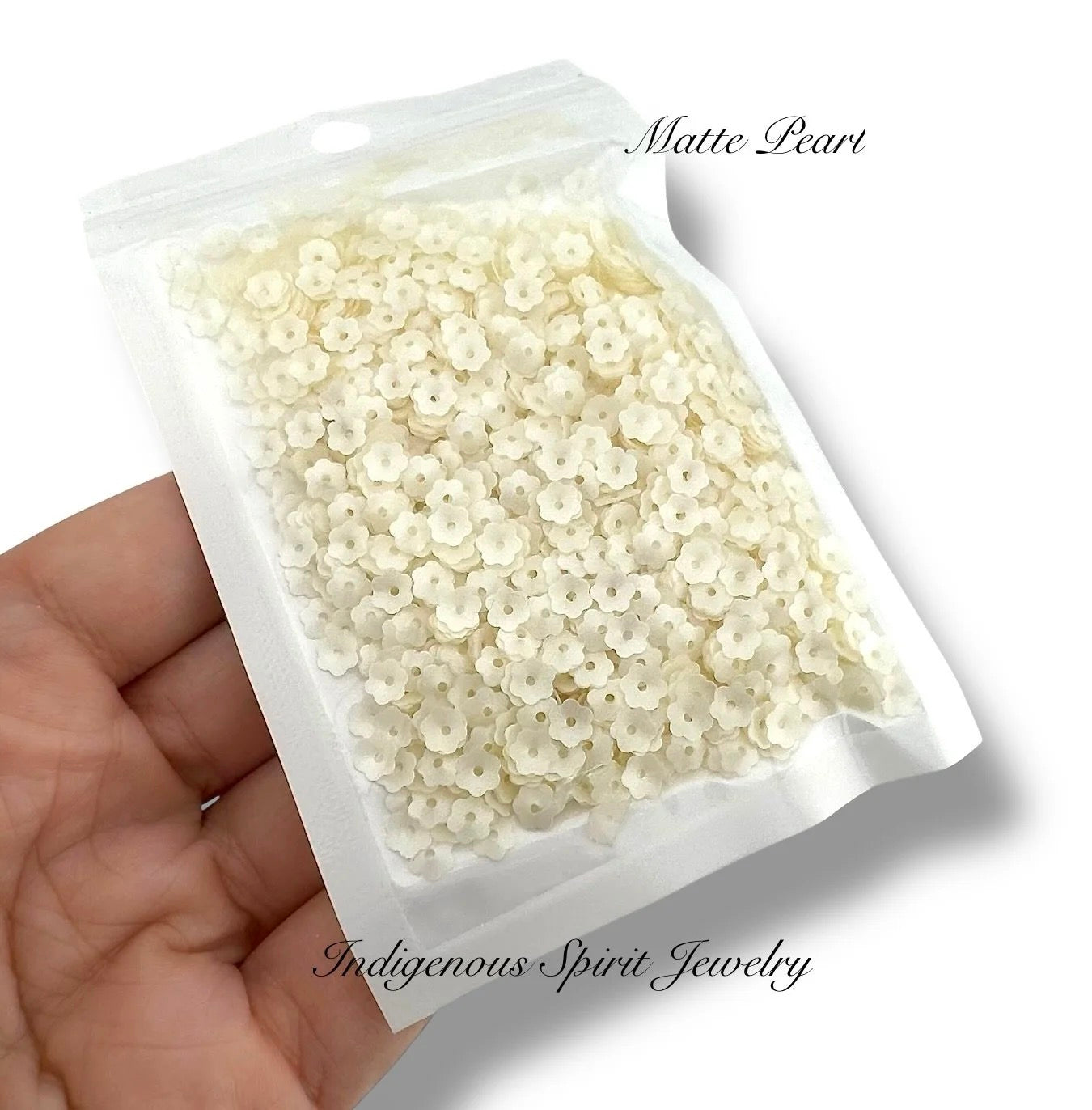 5mm Flower Cut Sequins - 8 Plain Colours