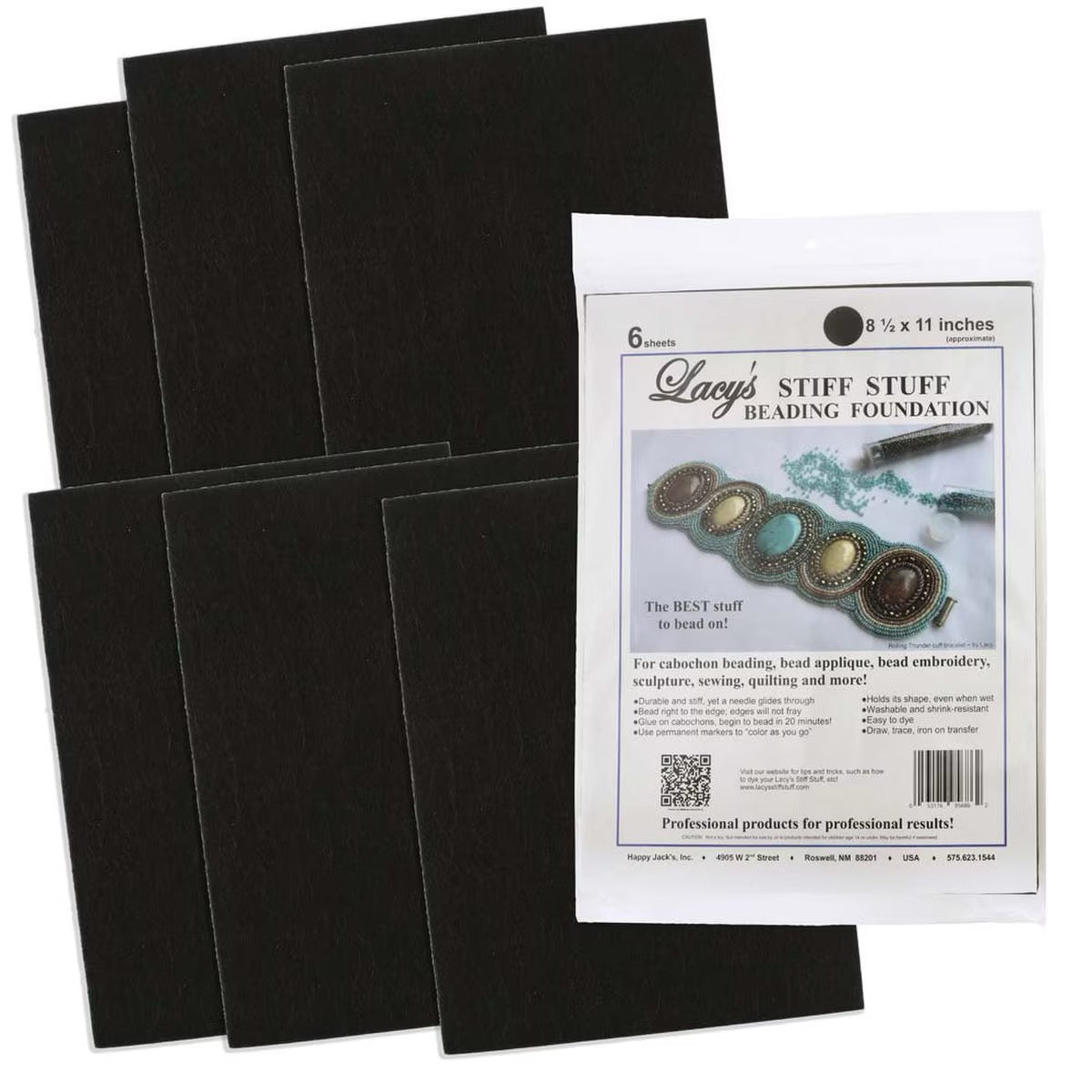 6 PACK Lacy's Stiff Stuff - 8.5" X 11"