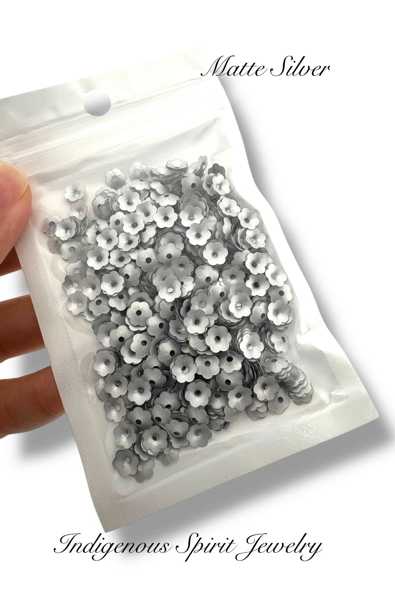 6mm Flower Cut Sequins - 8 Plain Colours