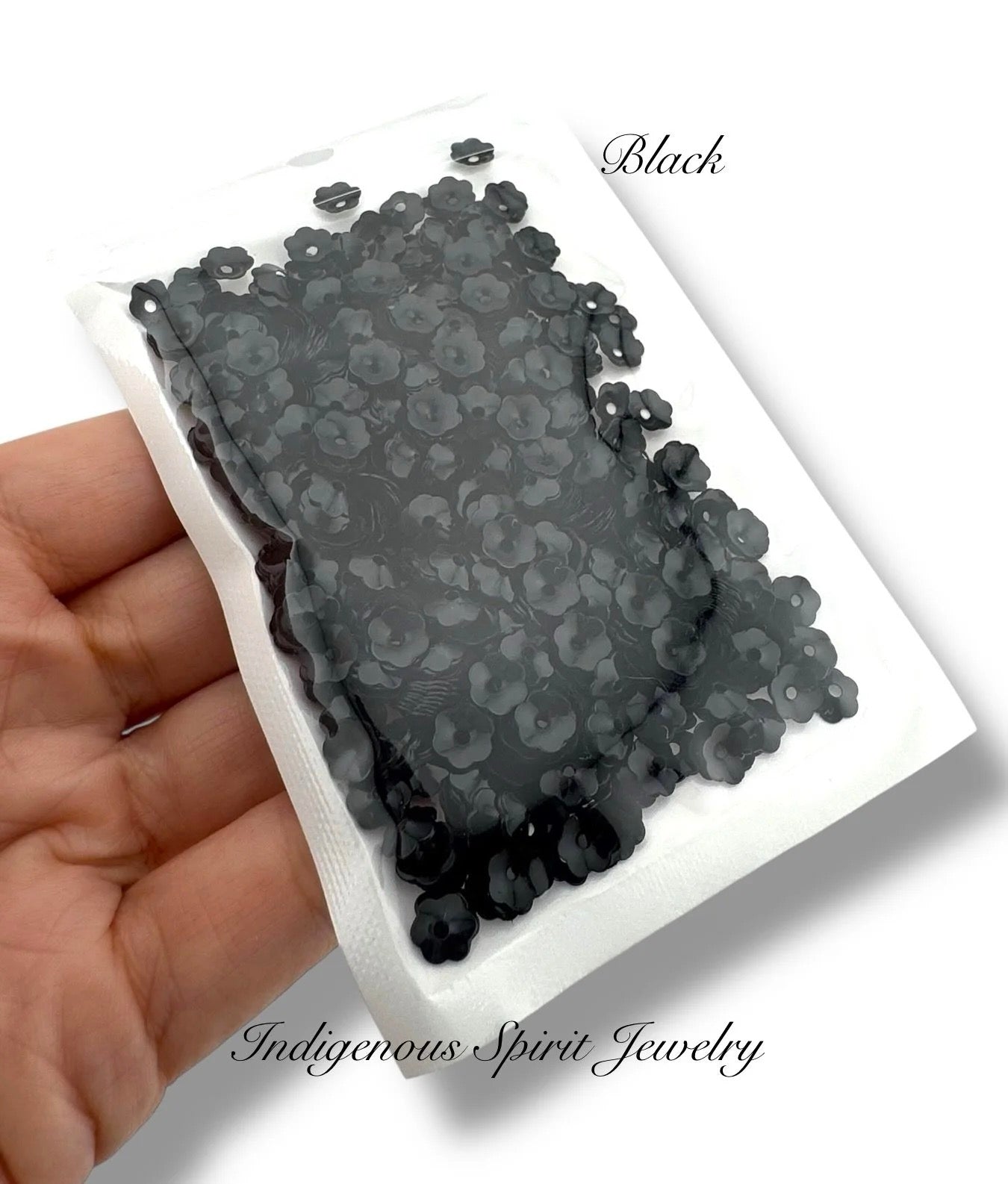 6mm Flower Cut Sequins - 8 Plain Colours